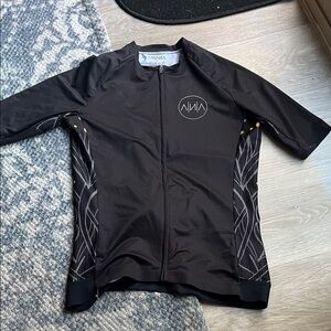 Never Worn Black Cycling Jersey
